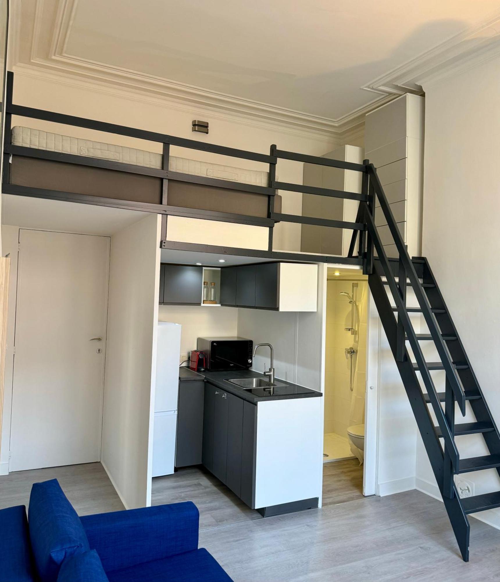 Studio Avec Chambre En Mezzanine Brüksel Dış mekan fotoğraf