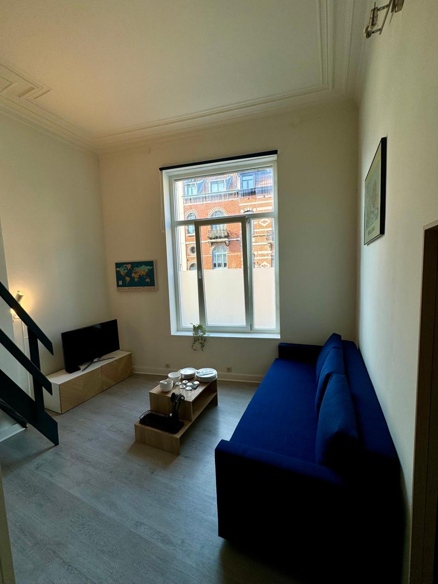 Studio Avec Chambre En Mezzanine Brüksel Dış mekan fotoğraf